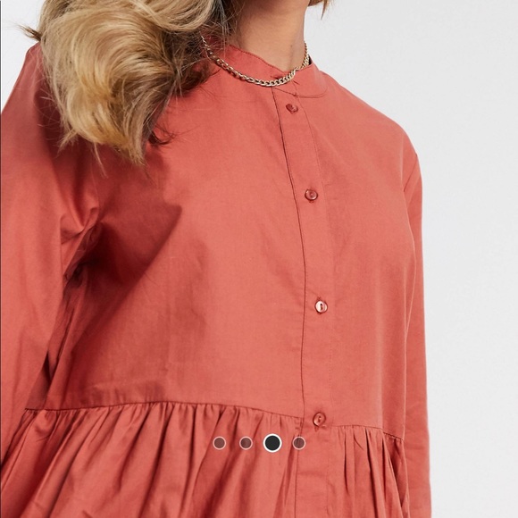 ASOS ✨ Linen 3/4 sleeve skater dress - Picture 4 of 4